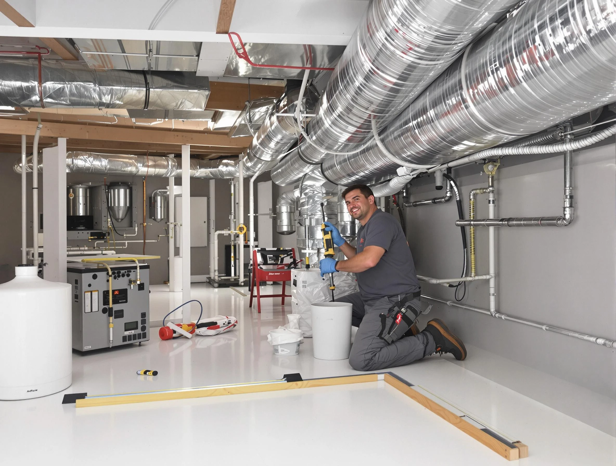 Professional duct sealing service by Bethany Air Duct Cleaning in Bethany