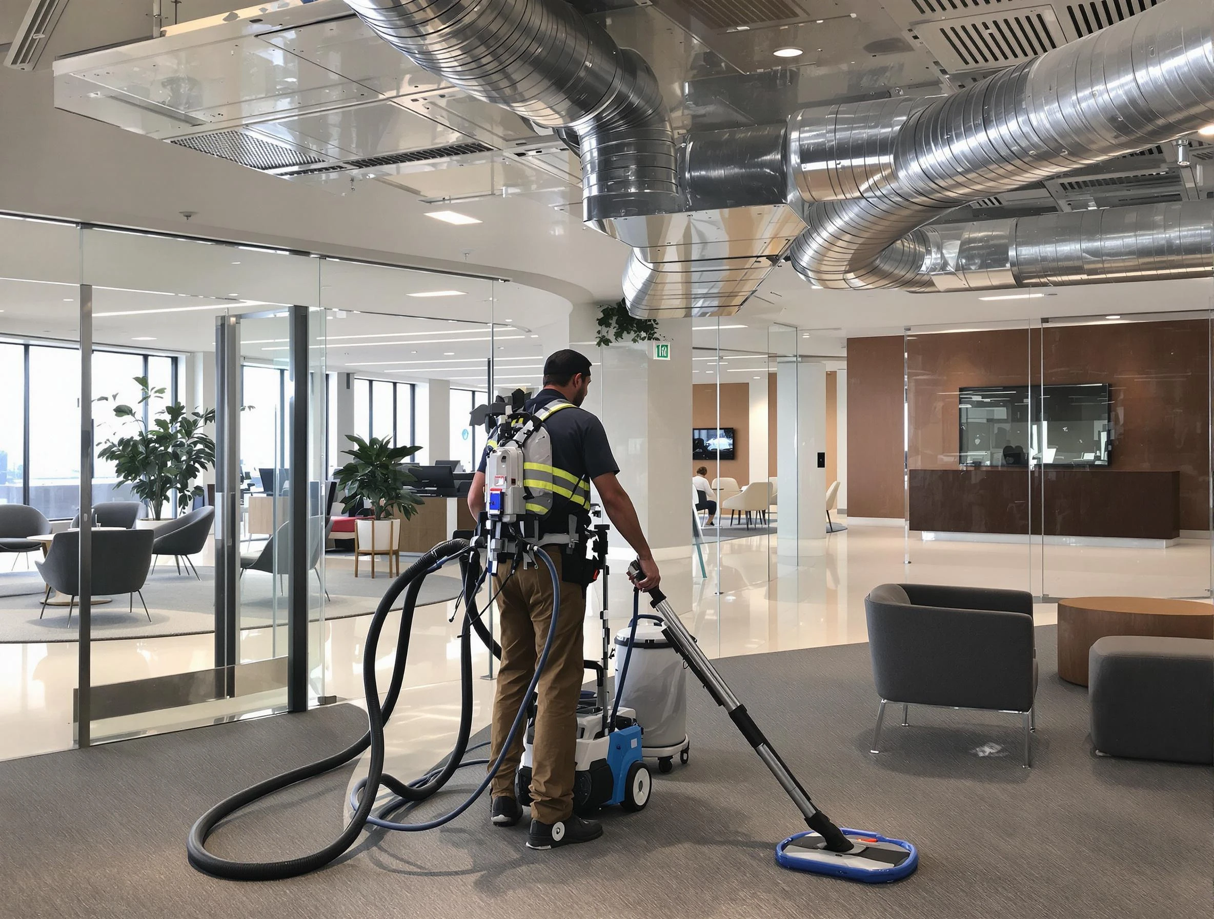 Commercial duct cleaning service by Bethany Air Duct Cleaning in Bethany