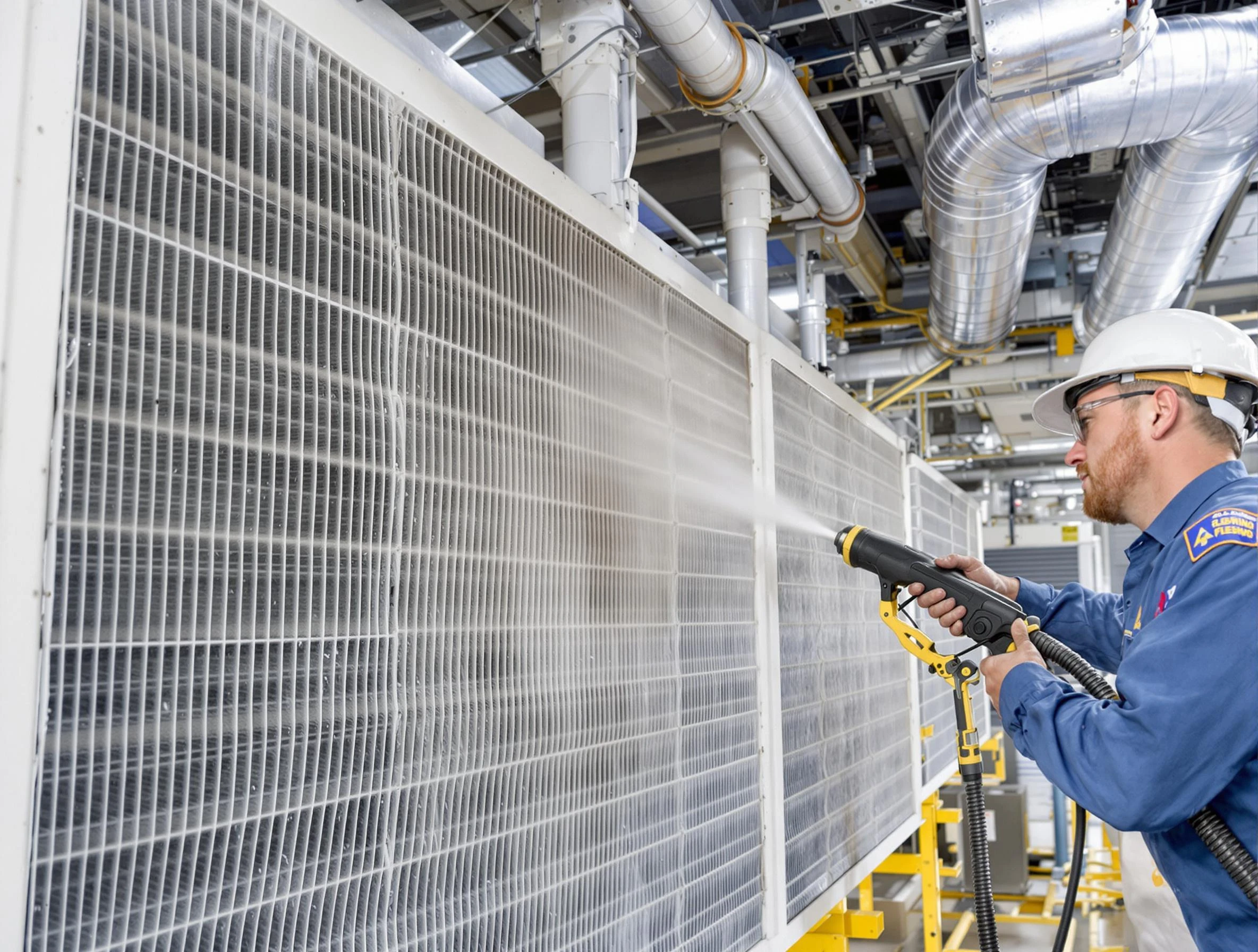 Professional commercial coil cleaning by Bethany Air Duct Cleaning in Bethany