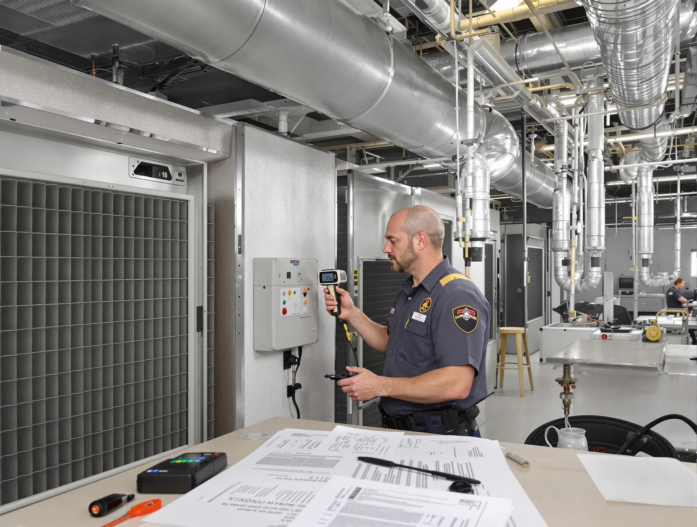 Professional filter system inspection by Bethany Air Duct Cleaning in Bethany